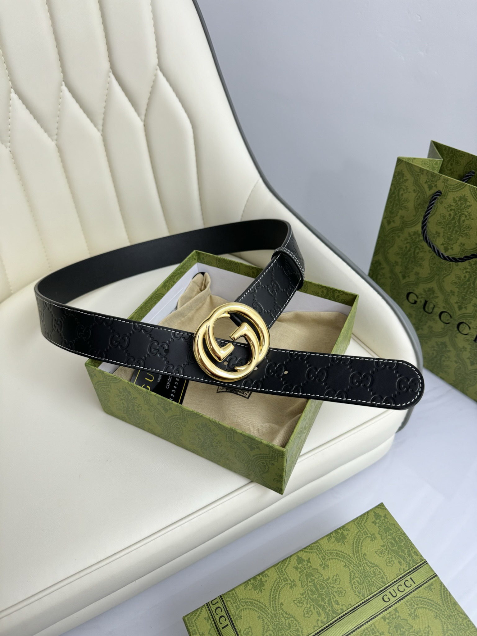 Gucci Leather Belts 1:1 Mirror Version