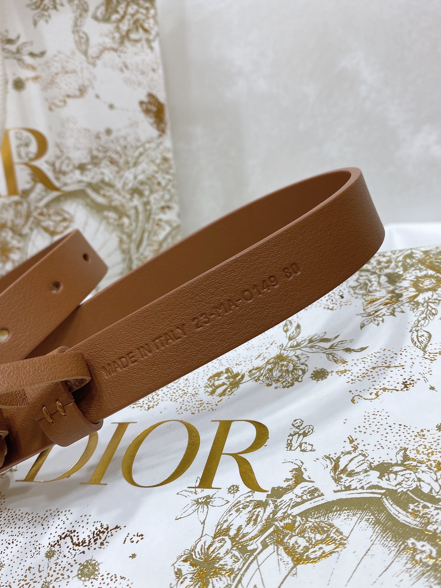 Dior Leather Belts 1:1 Mirror Version