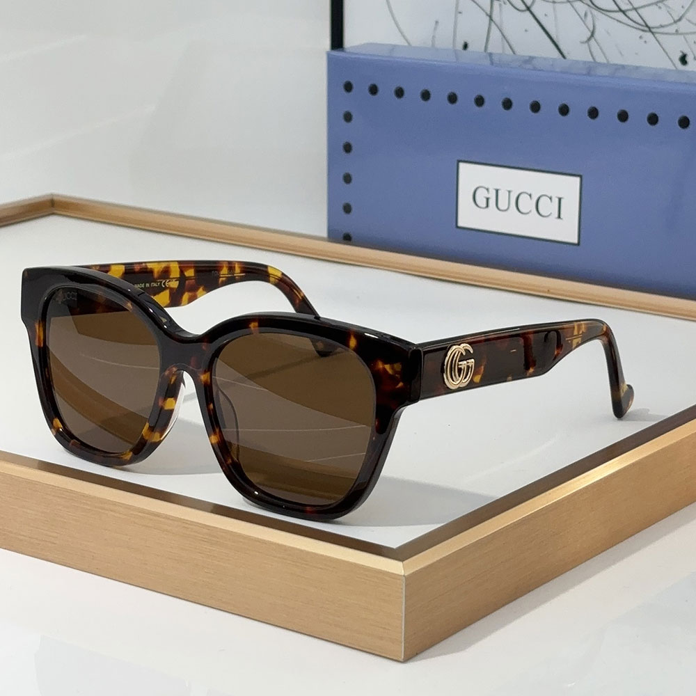 Gucci  Mirror leg Double G Mark   sunglasses Top quality （Replica）