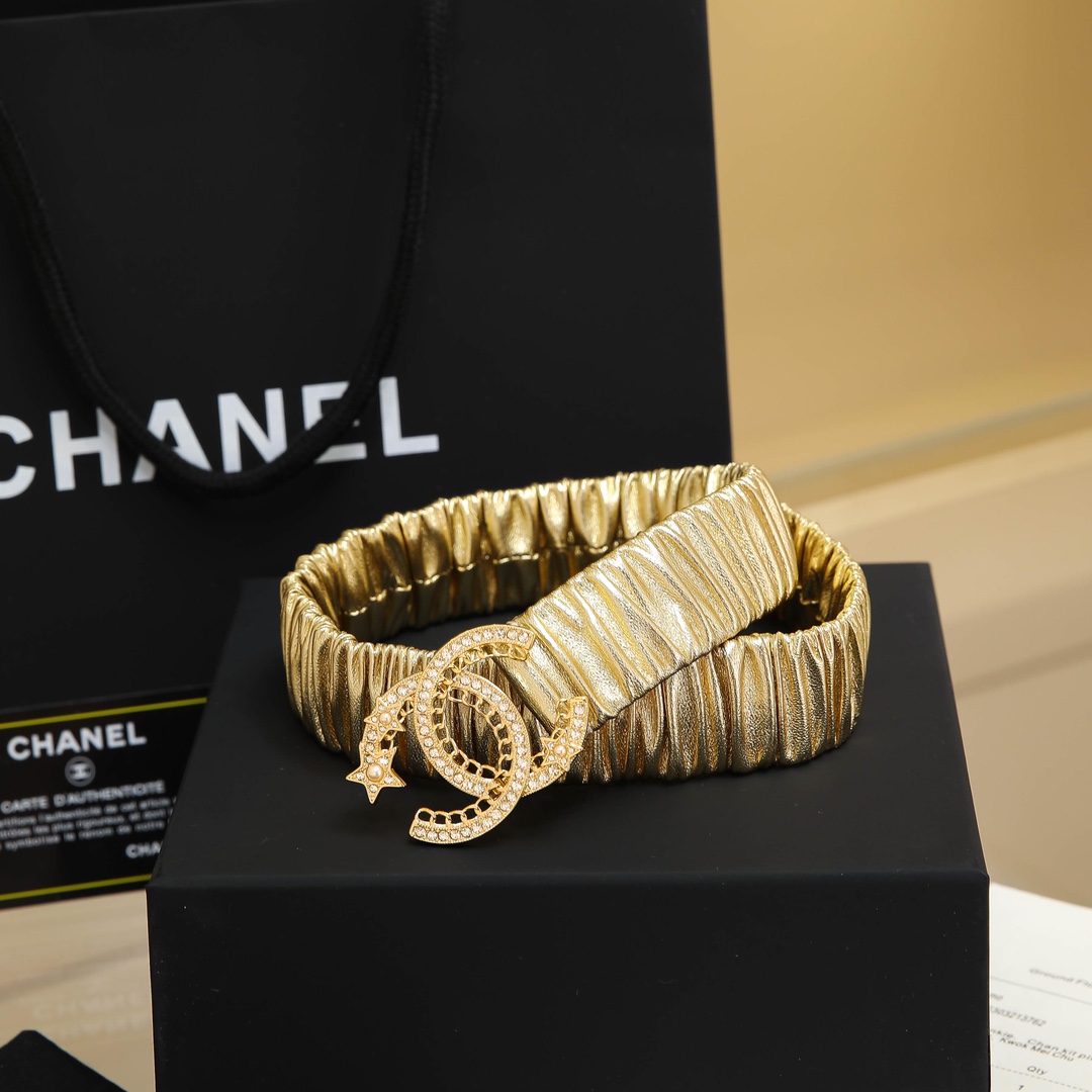 Chanel Leather Belts 1:1 Mirror Version