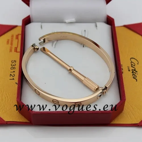Cartier Couple Bracelet Pink Gold B6041002 (New Version – Prevent Screws Fall Out)