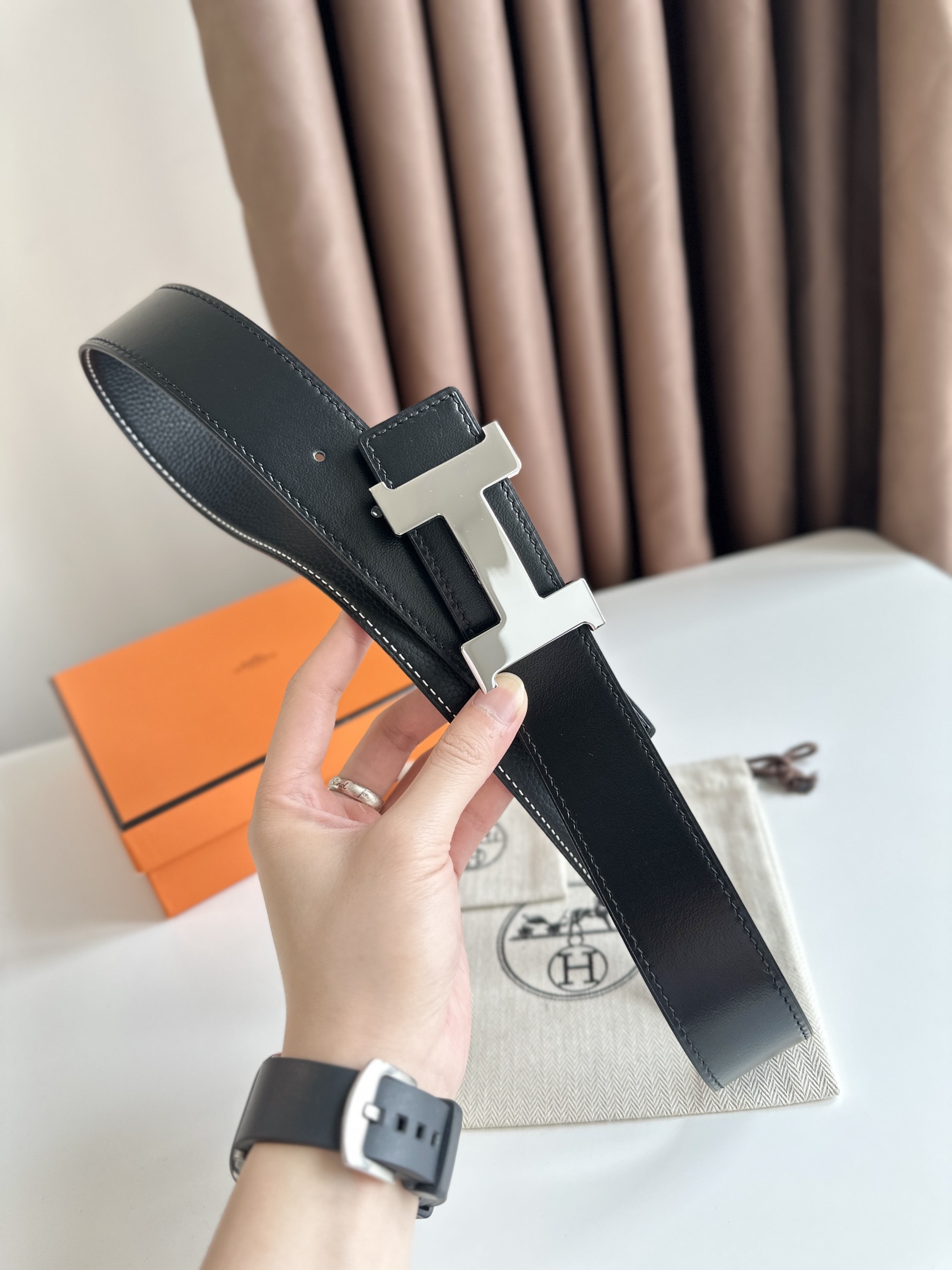 Hermes Leather Belts 1:1 Mirror Version