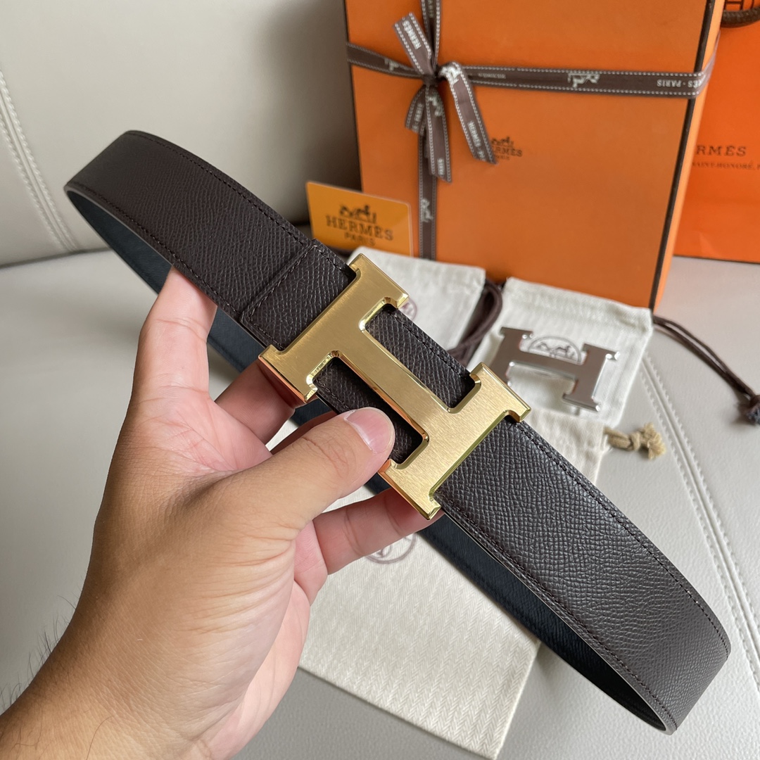 Hermes Leather Belts 1:1 Mirror Version