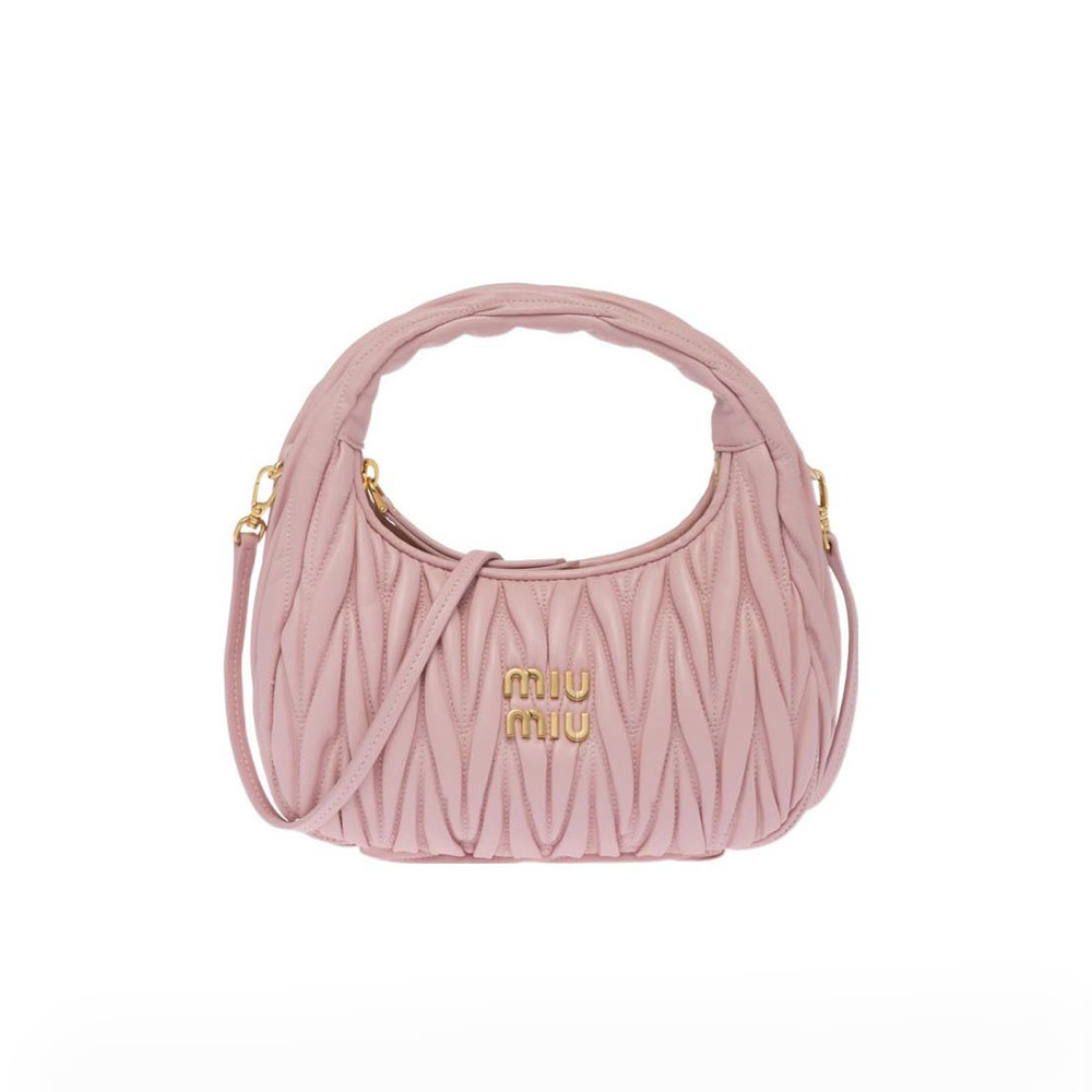 Miumiu Wander matelassé hobo Shoulder bag Mini&Small Handbag(Replica)