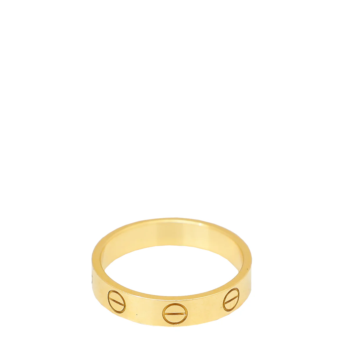 Cartier  18K Yellow Gold Love Wedding Band Ring 51