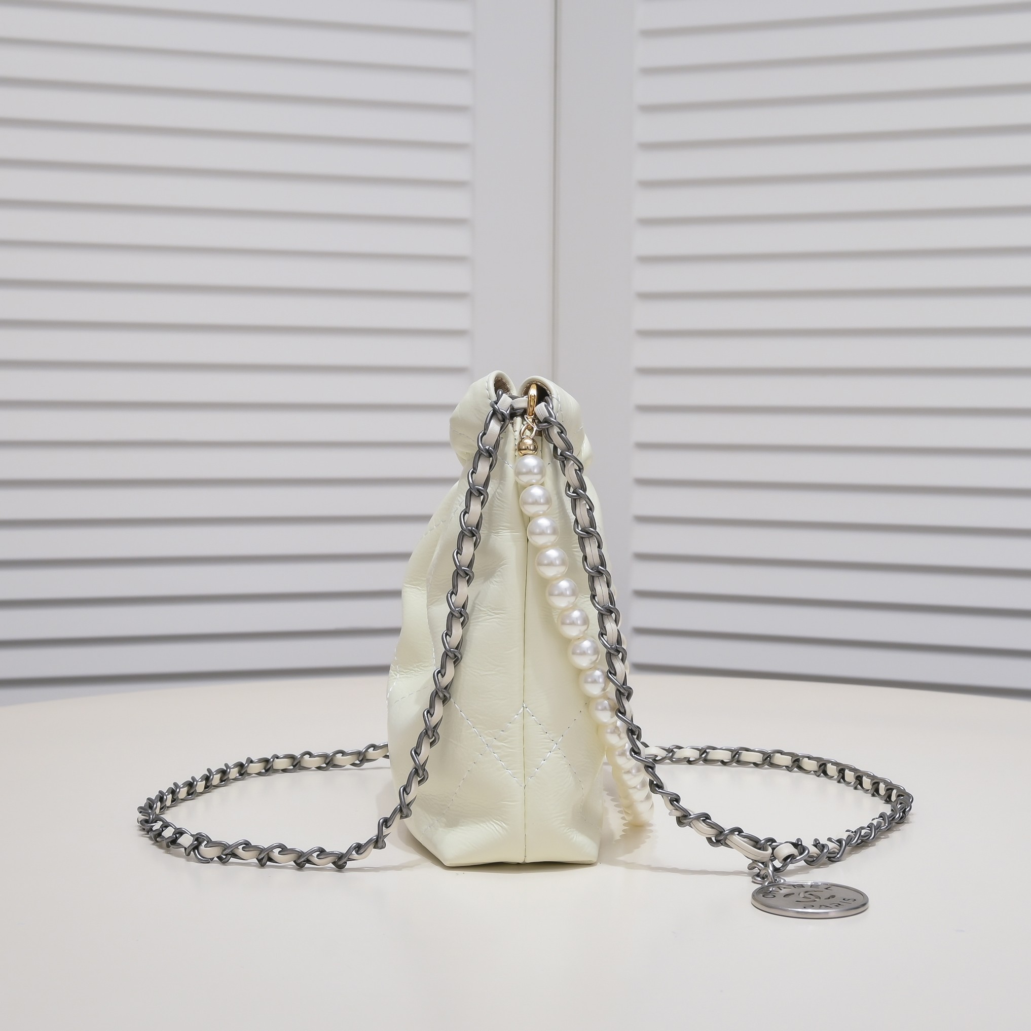 Chanel 22S Trash Bag Mini Pearl Bag Shoulder Bag Handbag