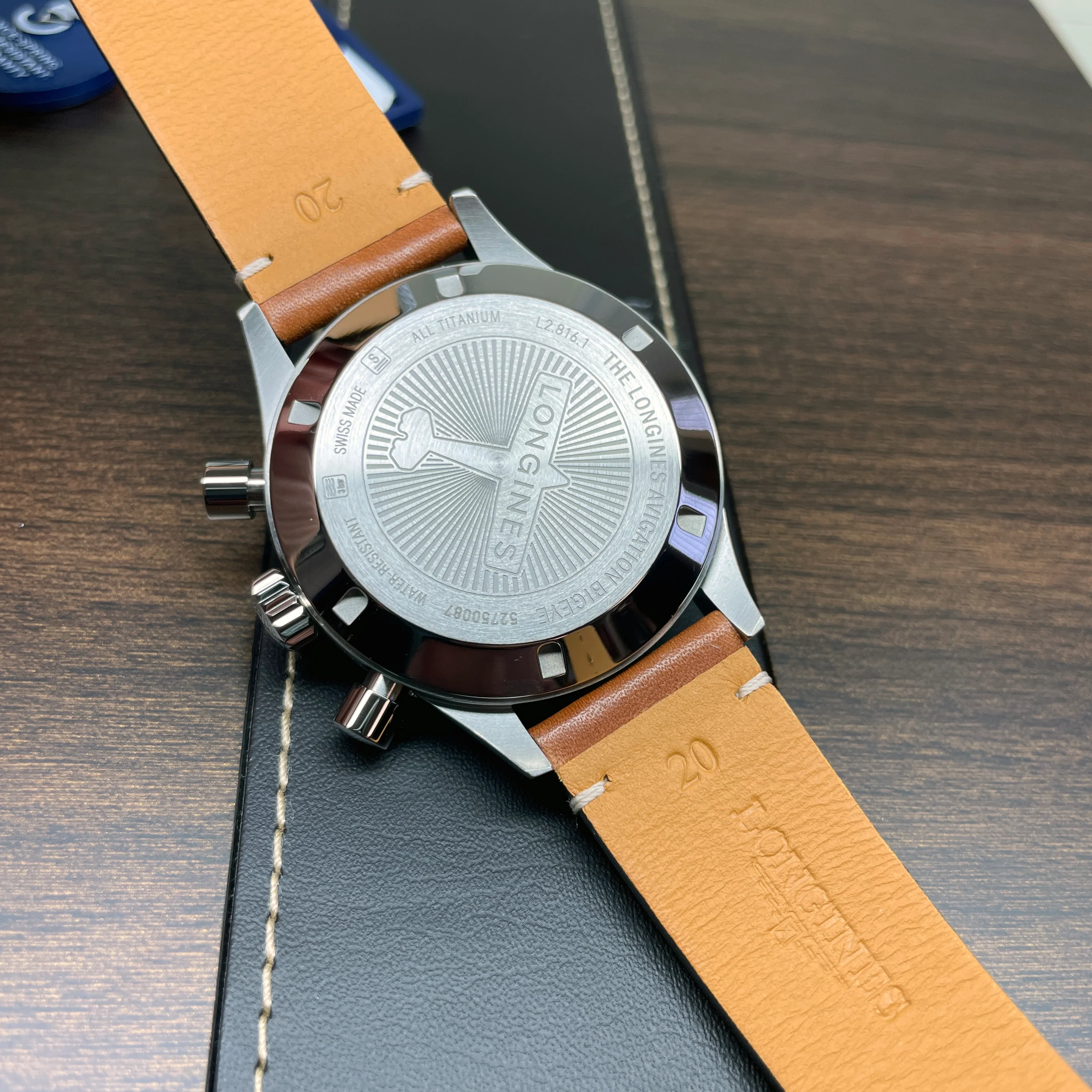 Avigation Bigeye 41MM Automatic Blue Petroleum Dial Watch L28161932