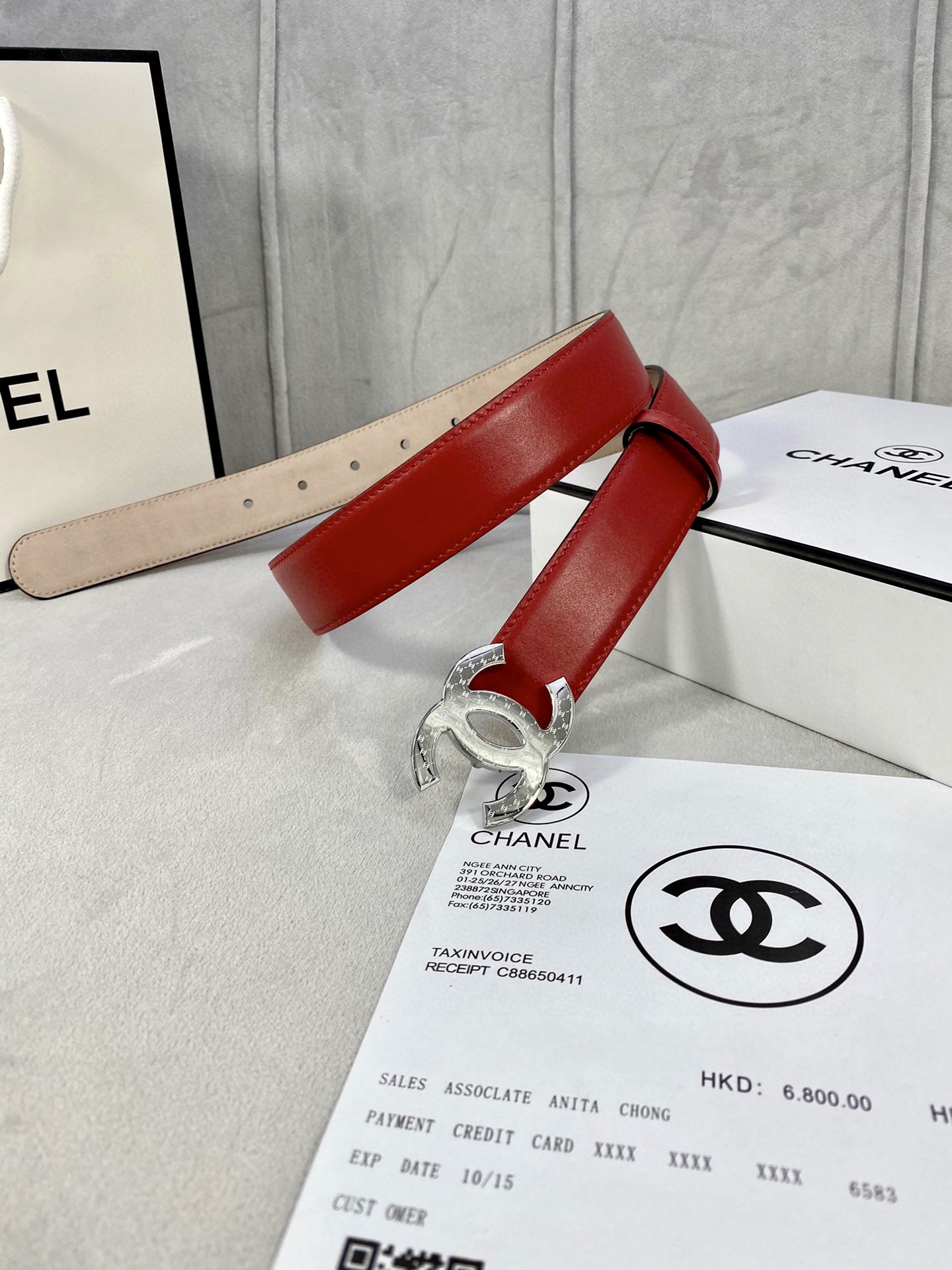 Chanel Leather Belts 1:1 Mirror Version