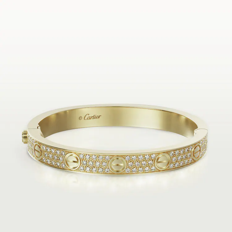 Cartier Love Bracelet Full Diamond Bracelet Dupe