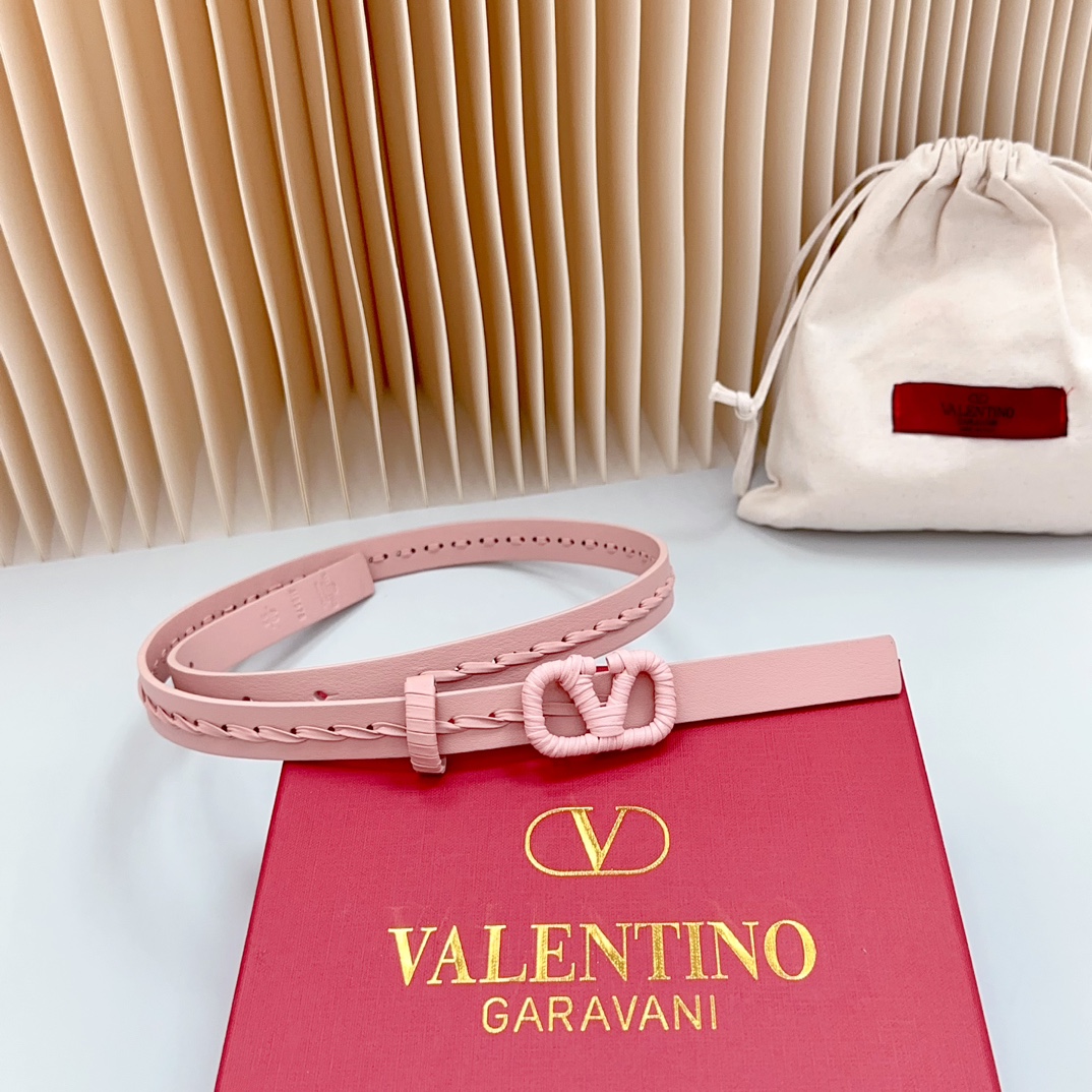 Valentino Leather Belts 1:1 Mirror Version