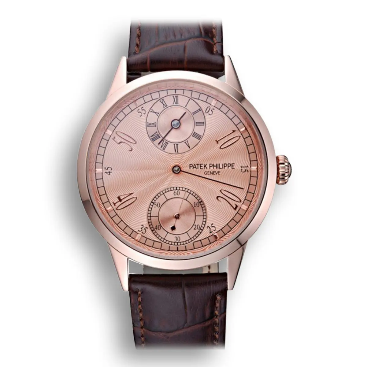 Dial Rose Gold 45 mm, Rose Gold Plated