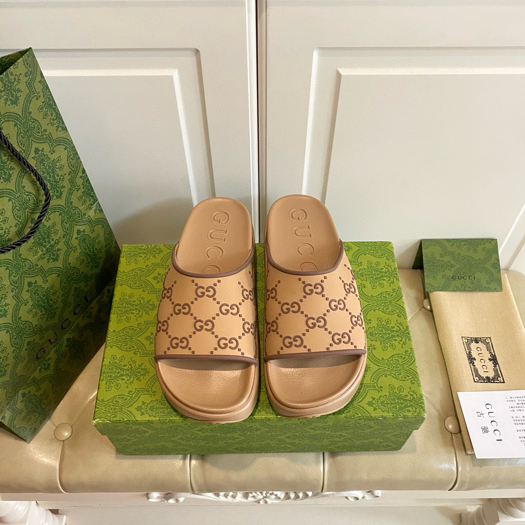 Gucci Platform Sandals Slide Sandal (Replica)