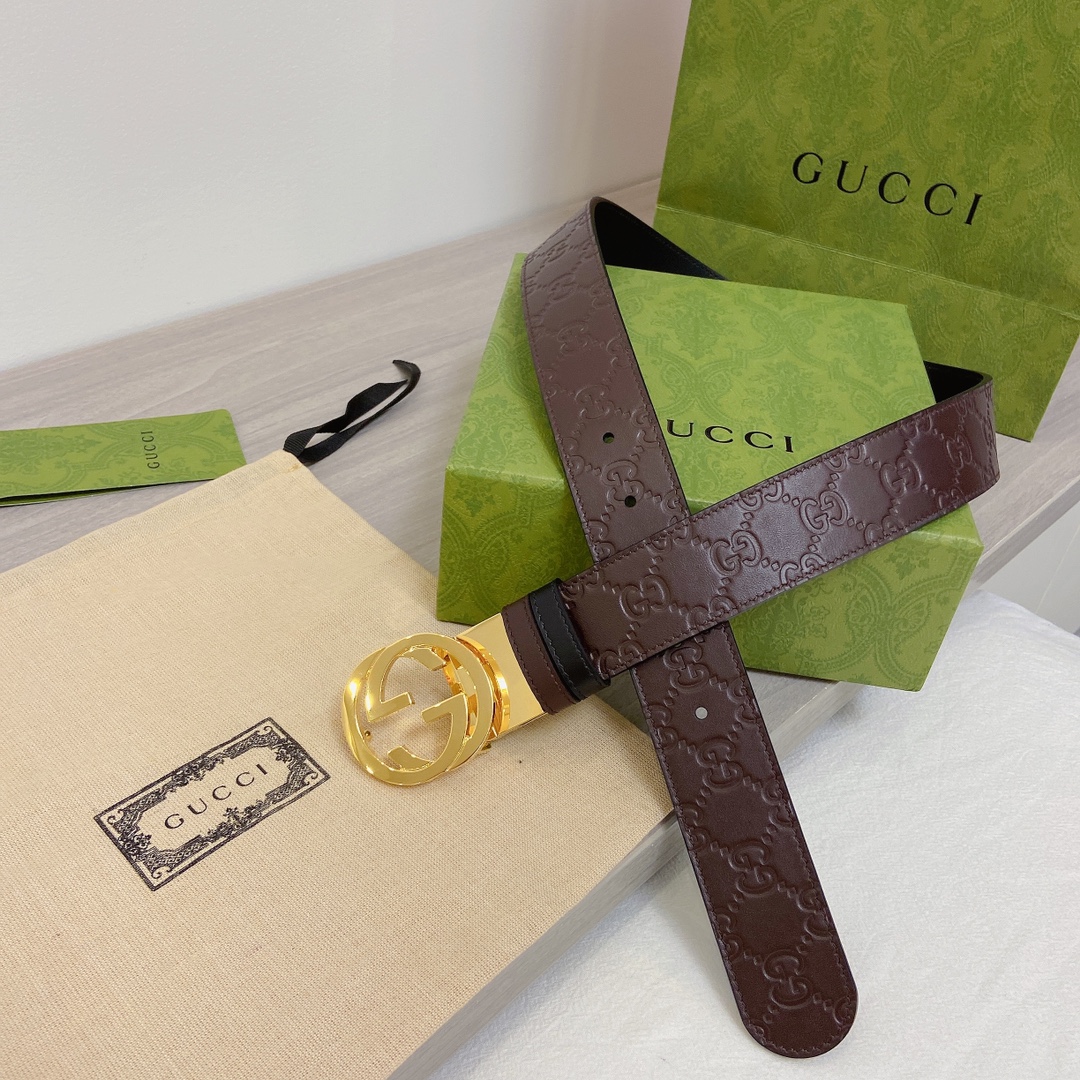 Gucci Leather Belts 1:1 Mirror Version