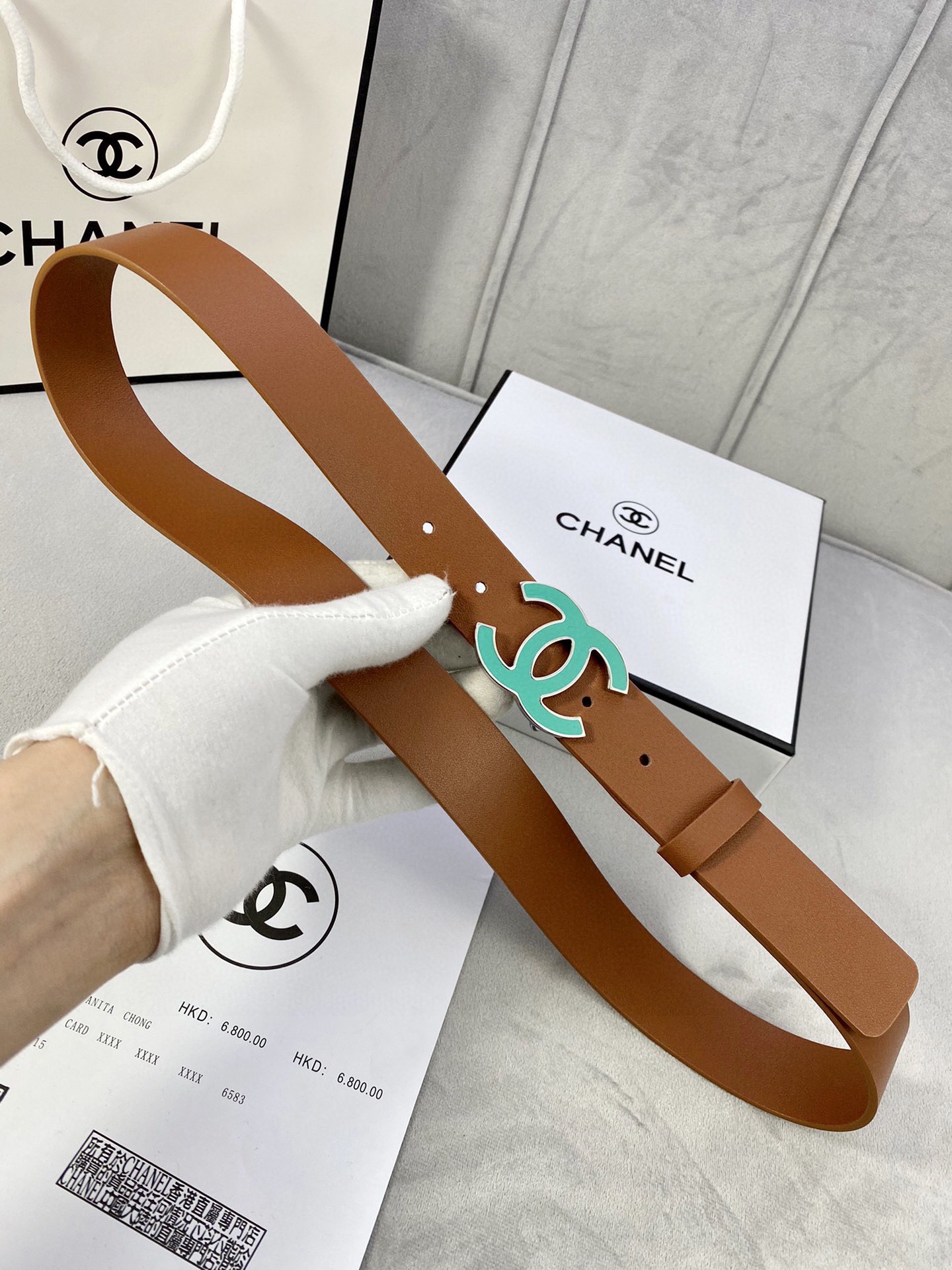 Chanel Leather Belts 1:1 Mirror Version