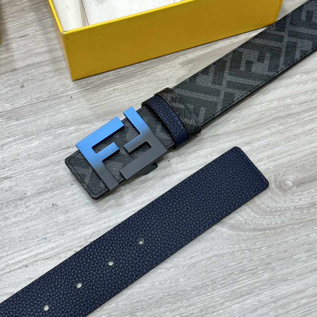 Fendi Leather Belts 1:1 Mirror Version