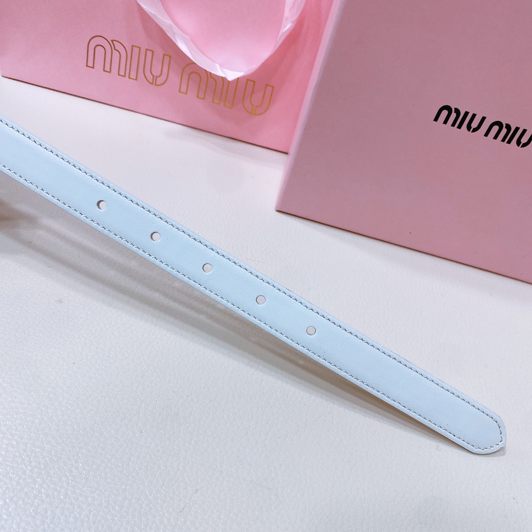 MiuMiu Leather Belts 1:1 Mirror Version
