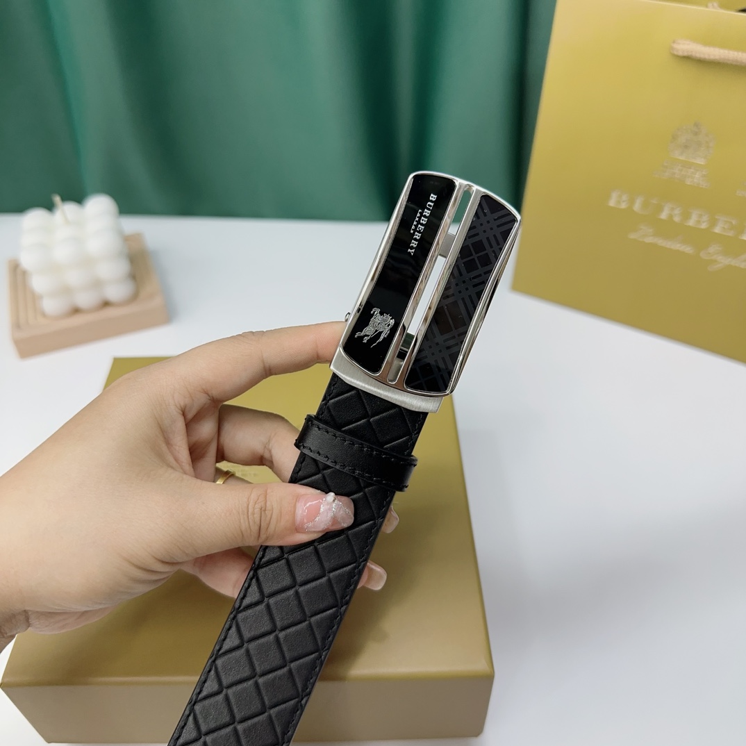 Burberry Leather Belts 1:1 Mirror Version