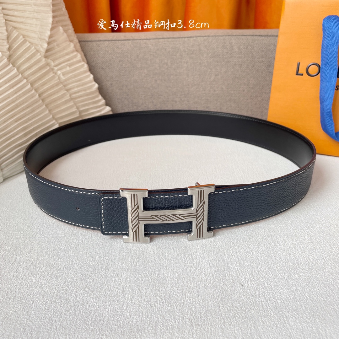 Hermes Leather Belts 1:1 Mirror Version
