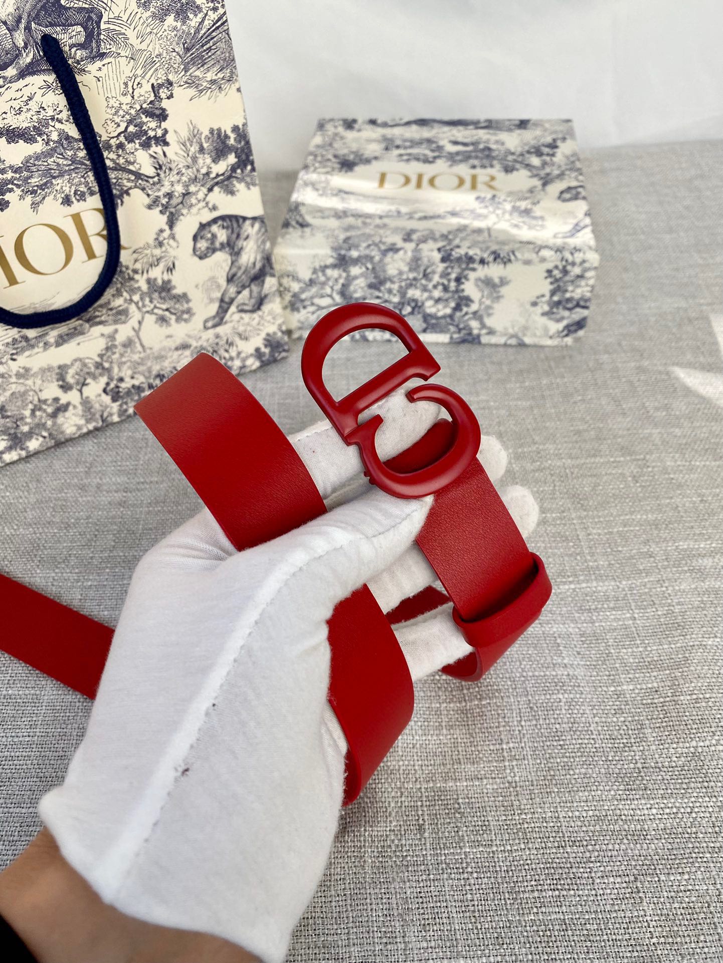 Dior Leather Belts 1:1 Mirror Version