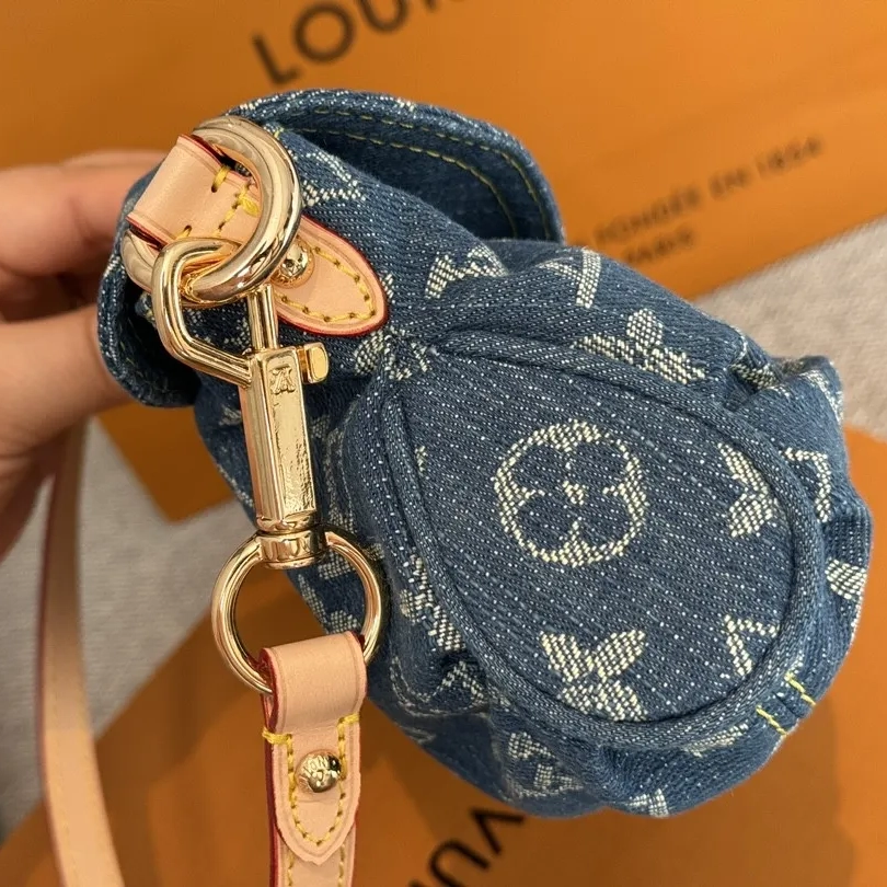 Louis Vuitton LV Denim Shoulder Bag Handbag (Replica)