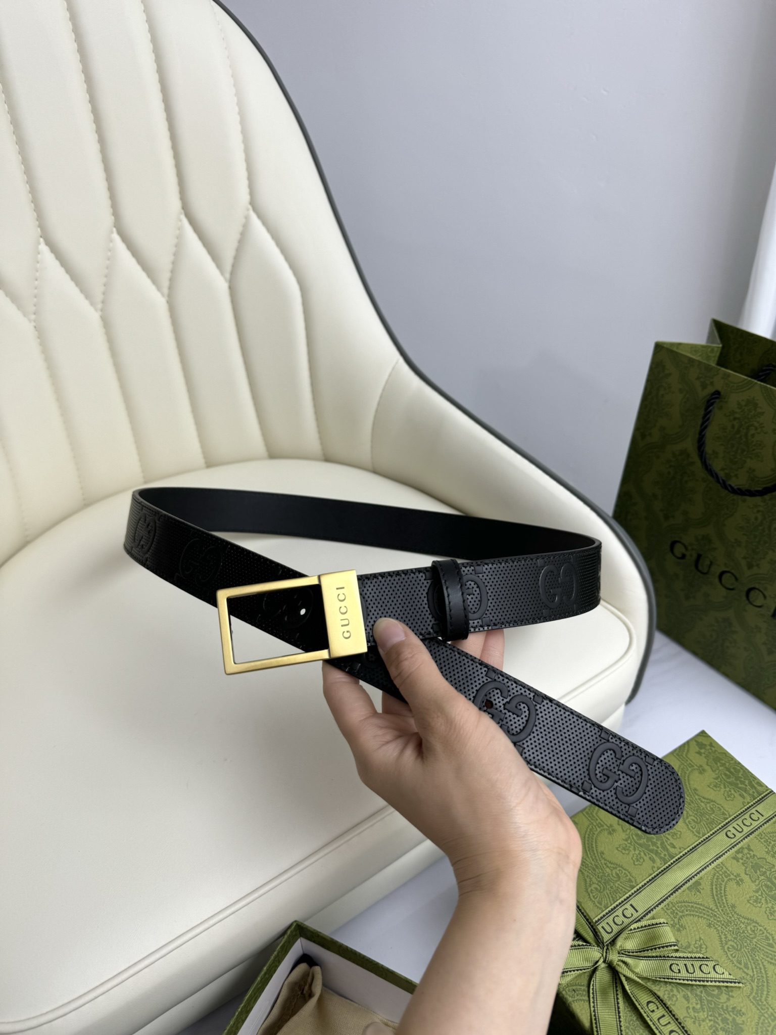 Gucci Leather Belts 1:1 Mirror Version