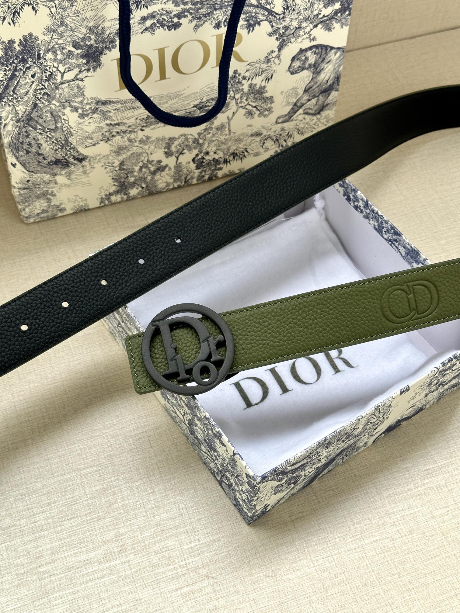 Dior Leather Belts 1:1 Mirror Version
