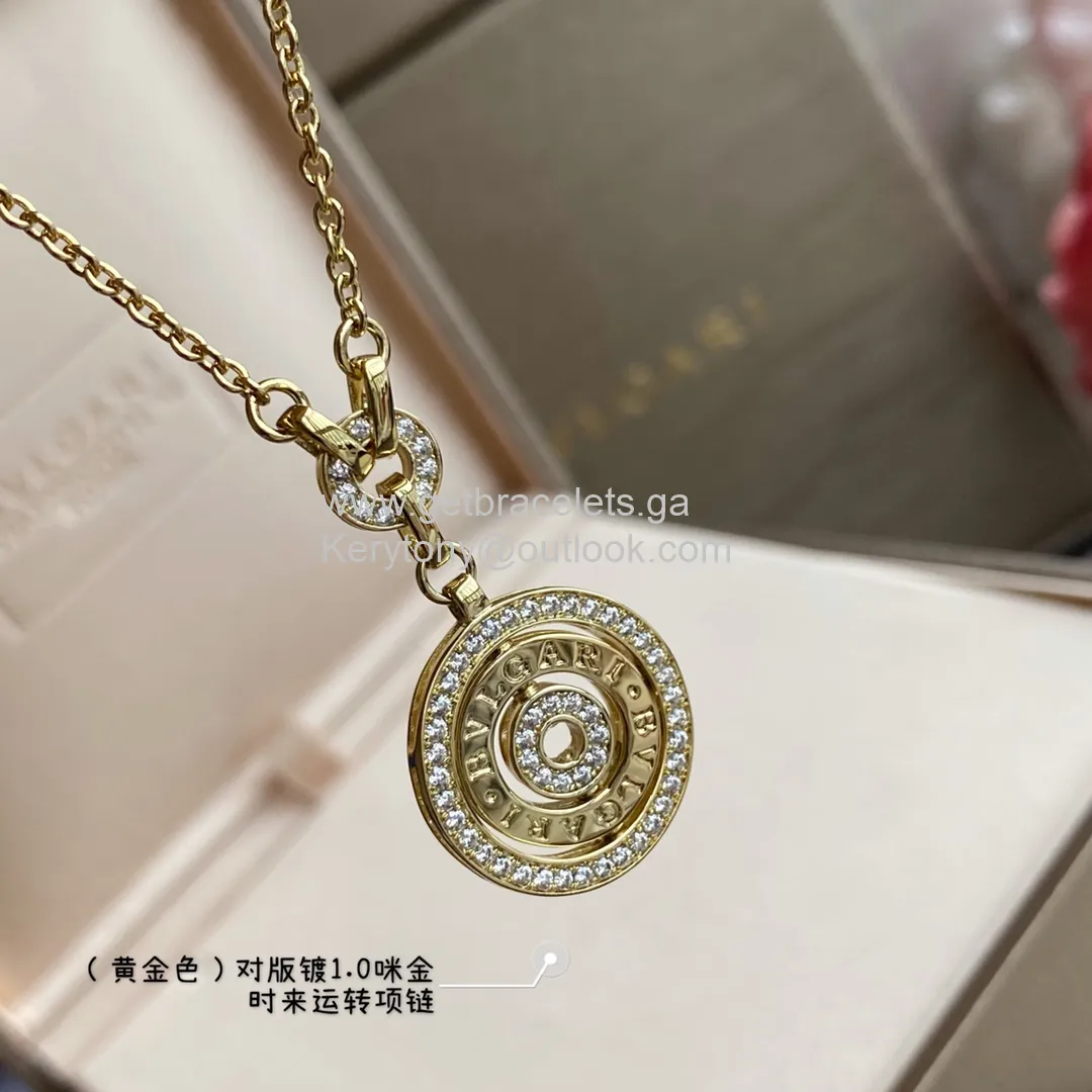Transshipment Necklace Yellow Gold/Rose Gold/White Gold With Diamonds Replica