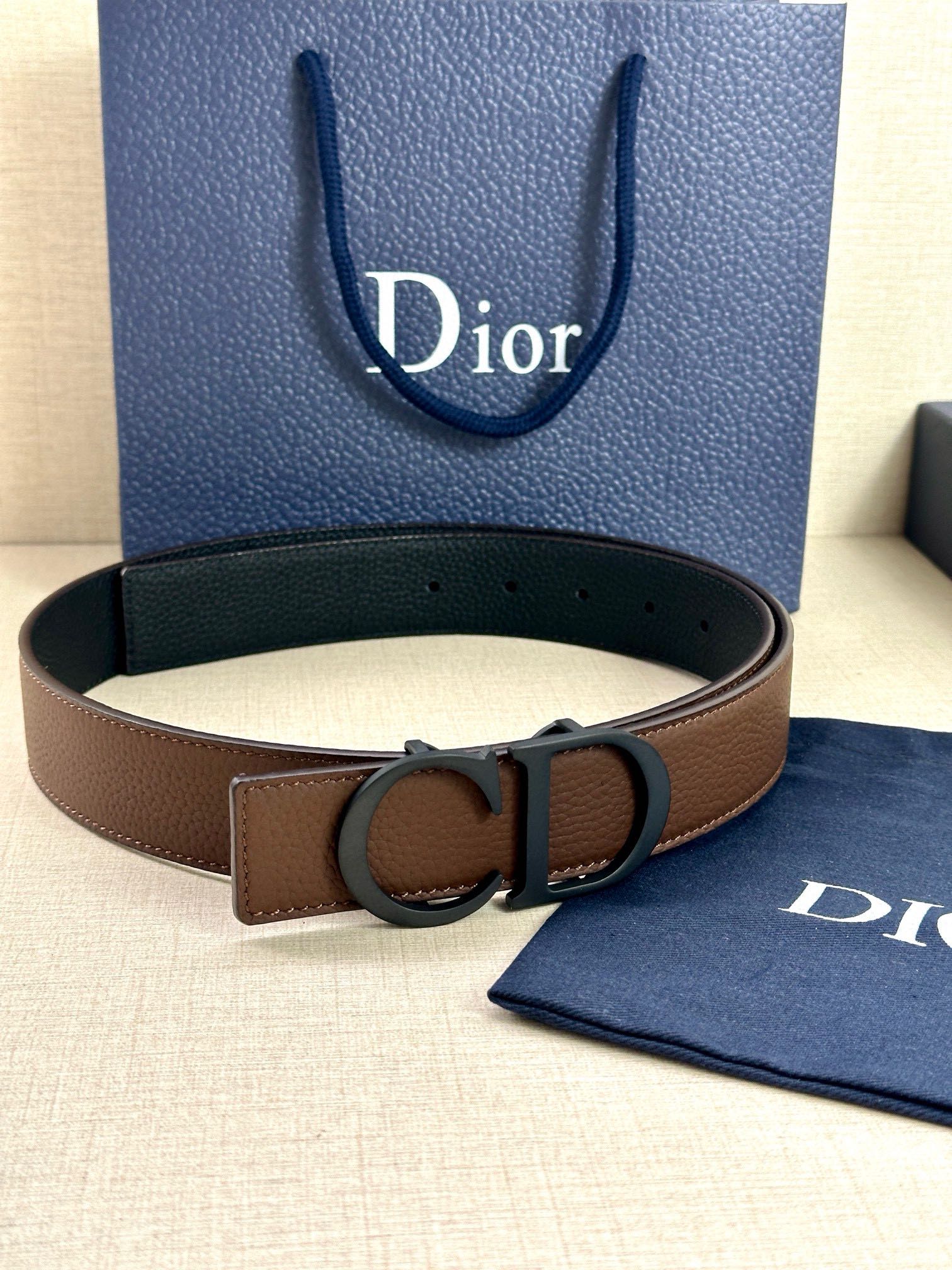 Dior Leather Belts 1:1 Mirror Version