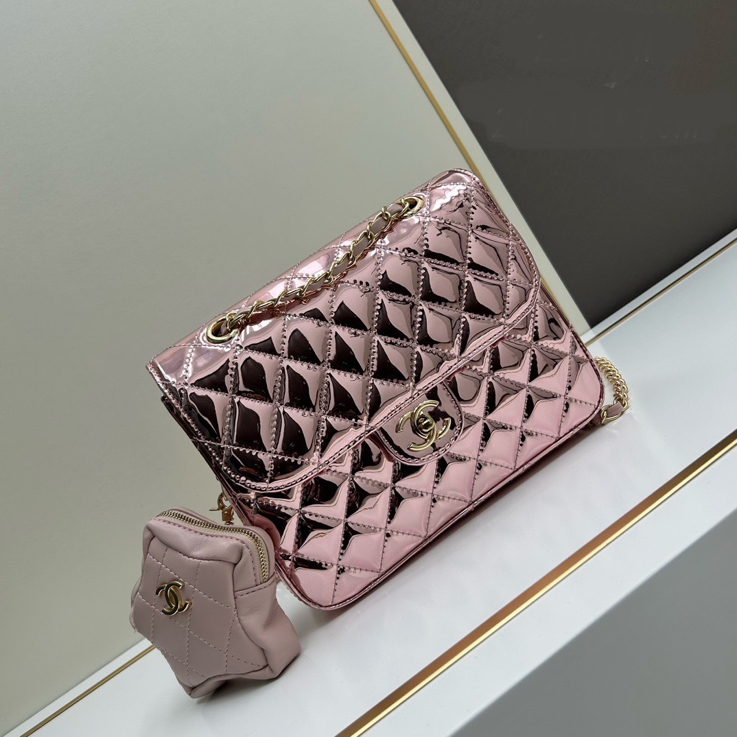 Chanel Mirror Star Sheepskin Backpack Bag（Replica）