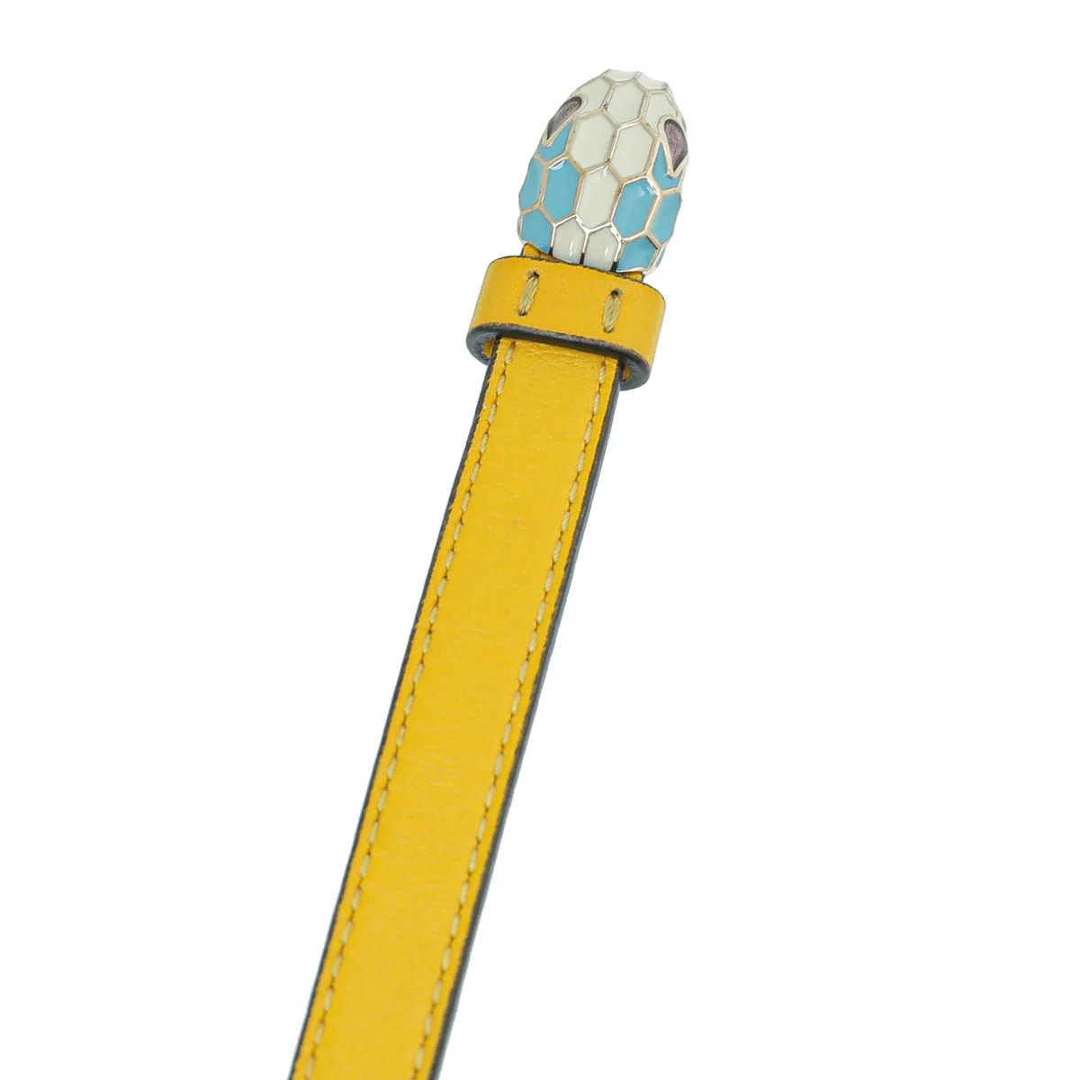 Bvlgari Yellow Serpenti Forever Double Coiled Bracelet