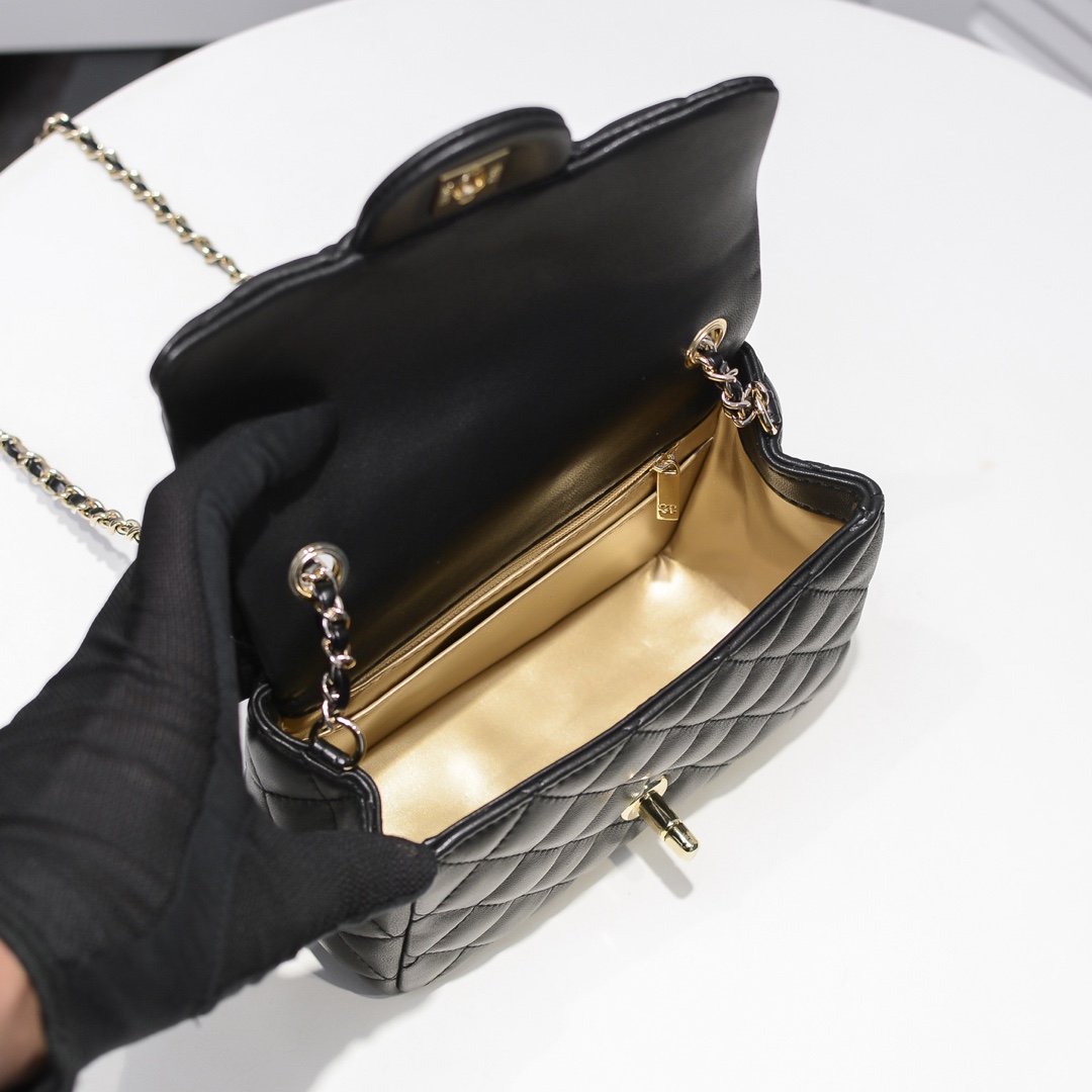 Chanel Classic Bag CF Drill Beads Shoulder Bag Handbag