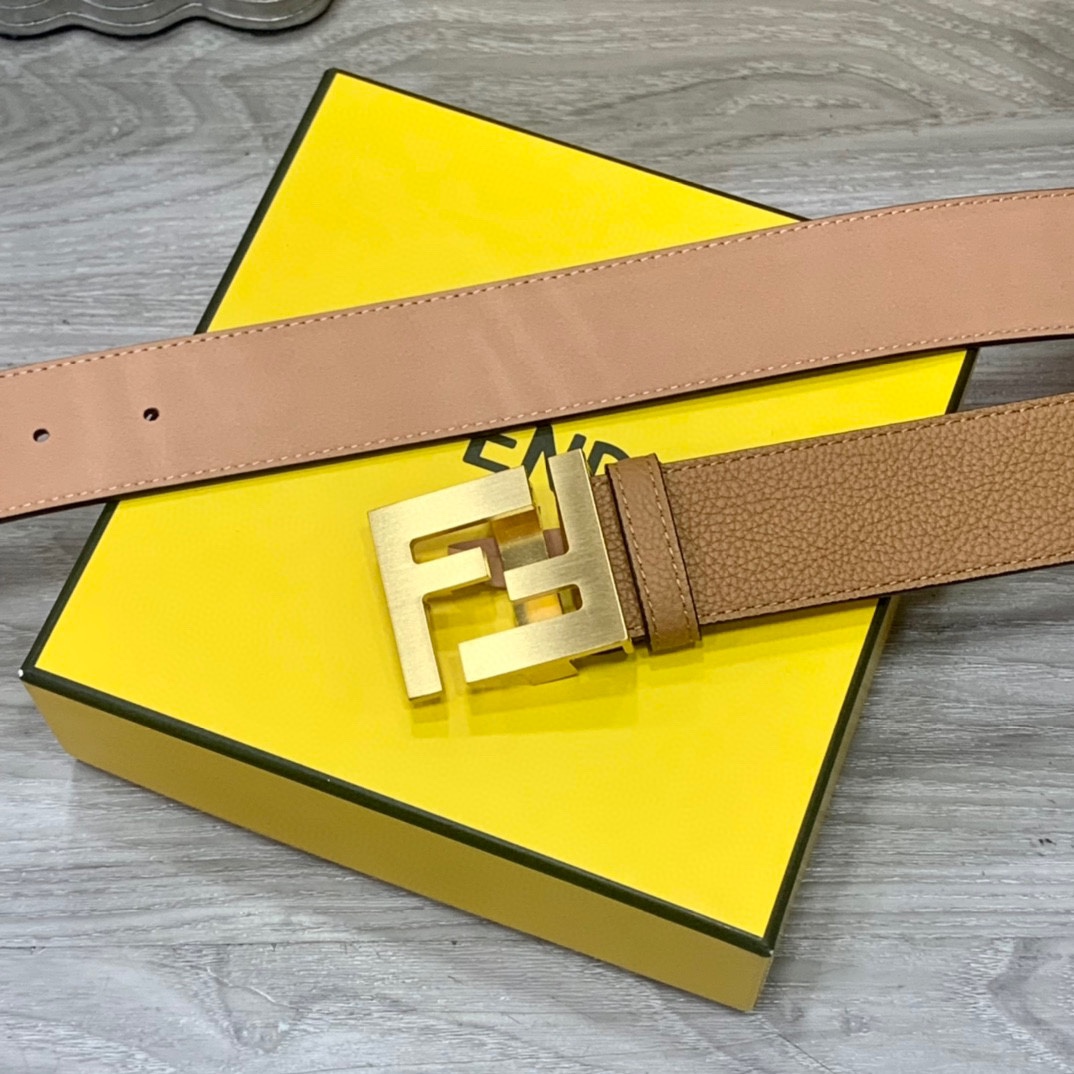 Fendi Leather Belts 1:1 Mirror Version