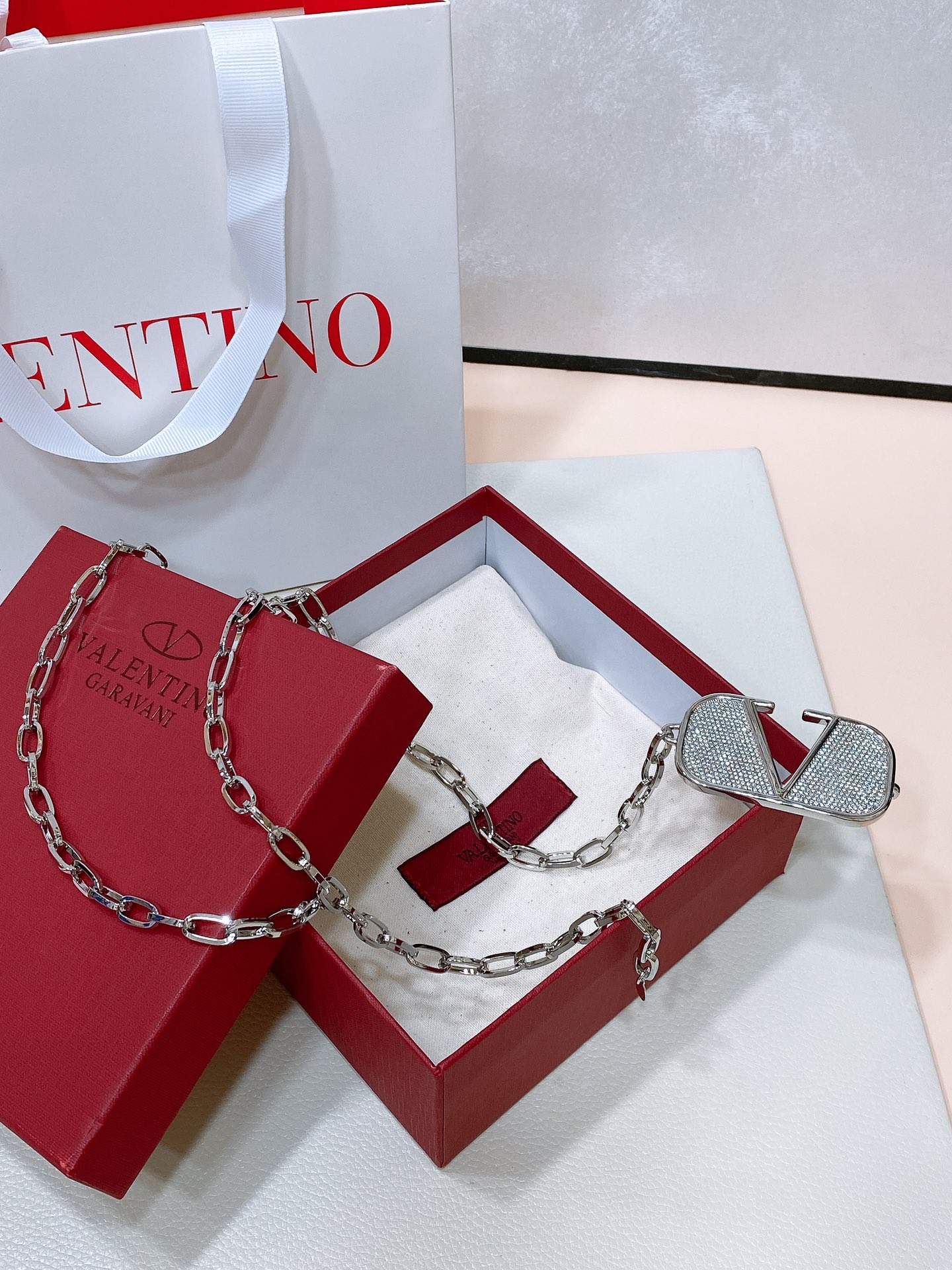 Valentino Leather Belts 1:1 Mirror Version