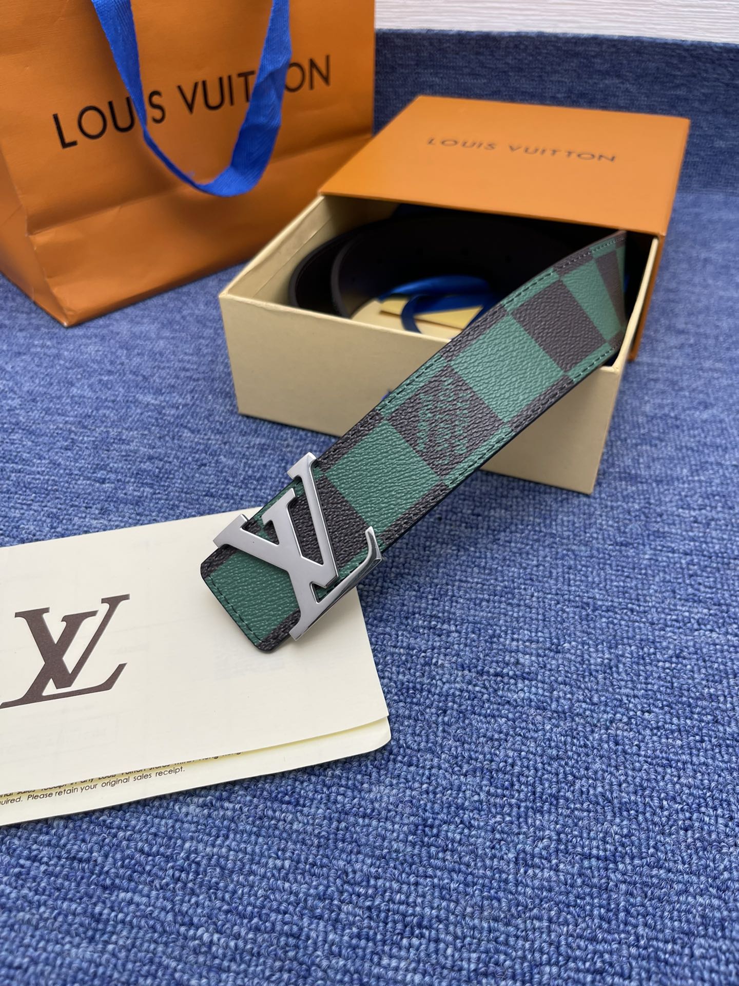 Louis Vuitton LV Leather Belts 1:1 Mirror Version