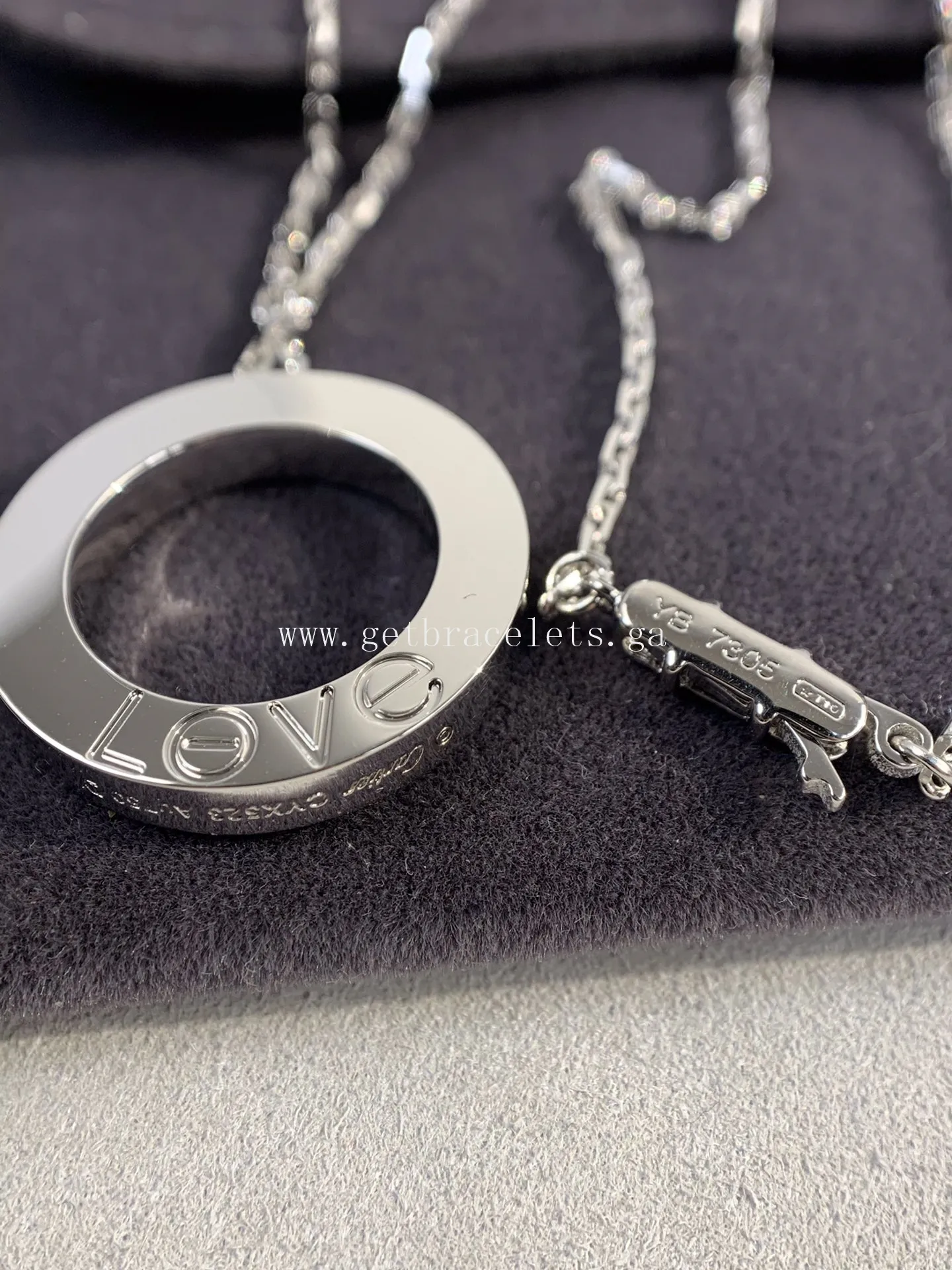 Cartier Love Necklace White Gold