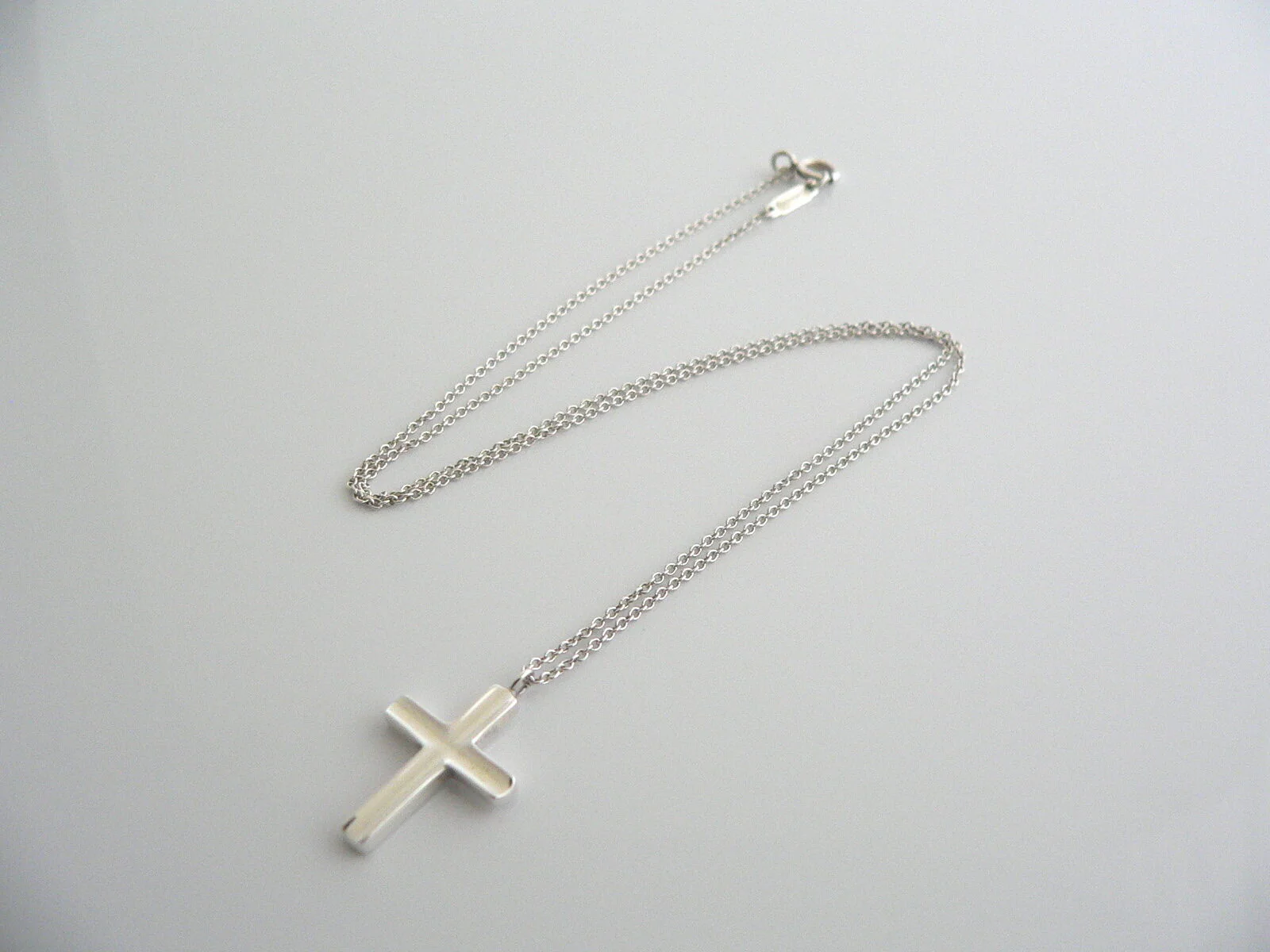 Tiffany & Co Cross Necklace Pendant Charm Christian Gift for Her Love Crucifix