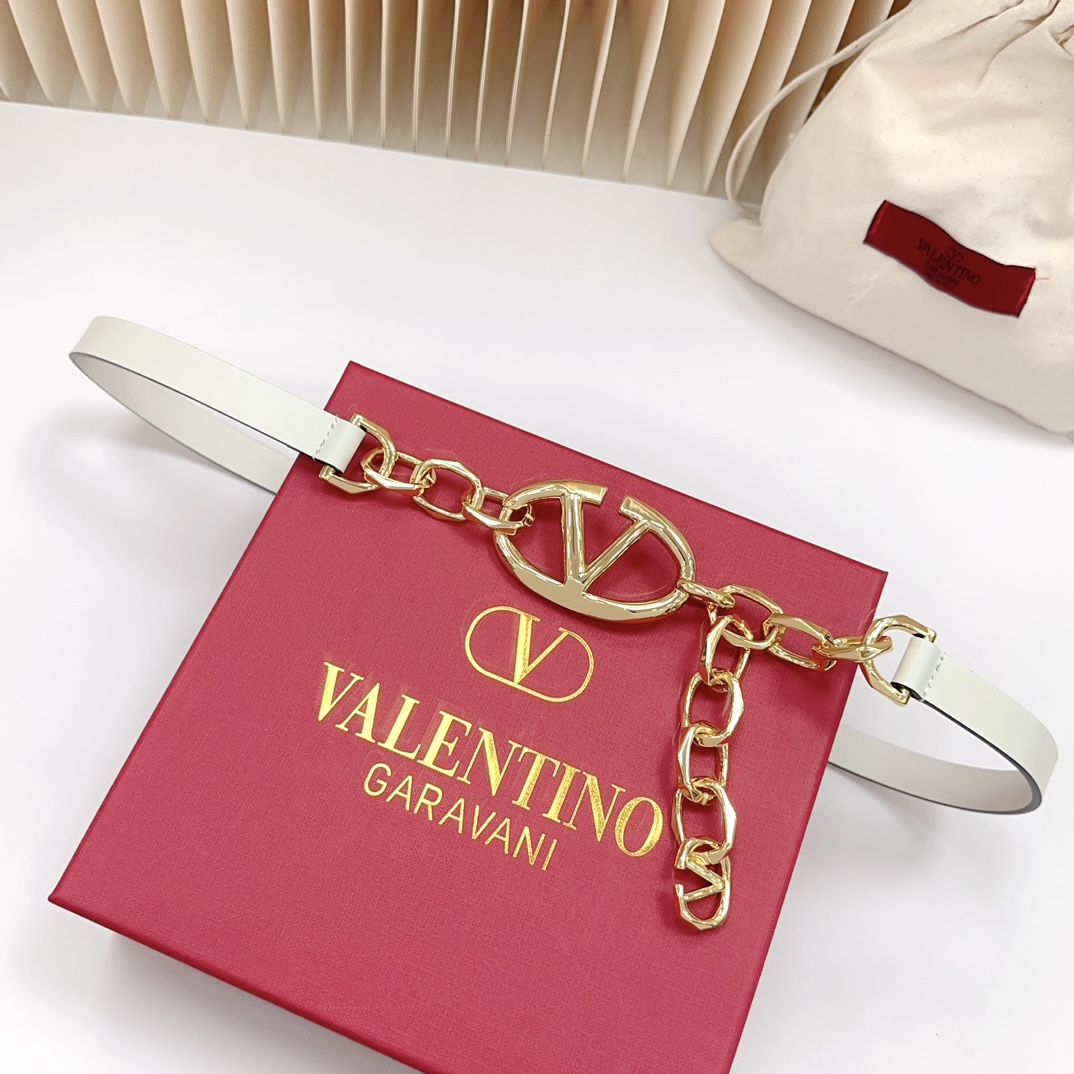 Valentino Leather Belts 1:1 Mirror Version