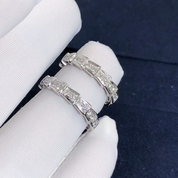 Bvlgari SERPENTI RING Dupe, White Gold