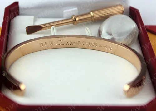 Cartier Semi-Open Love Bracelet Pink Gold 4 Diamonds