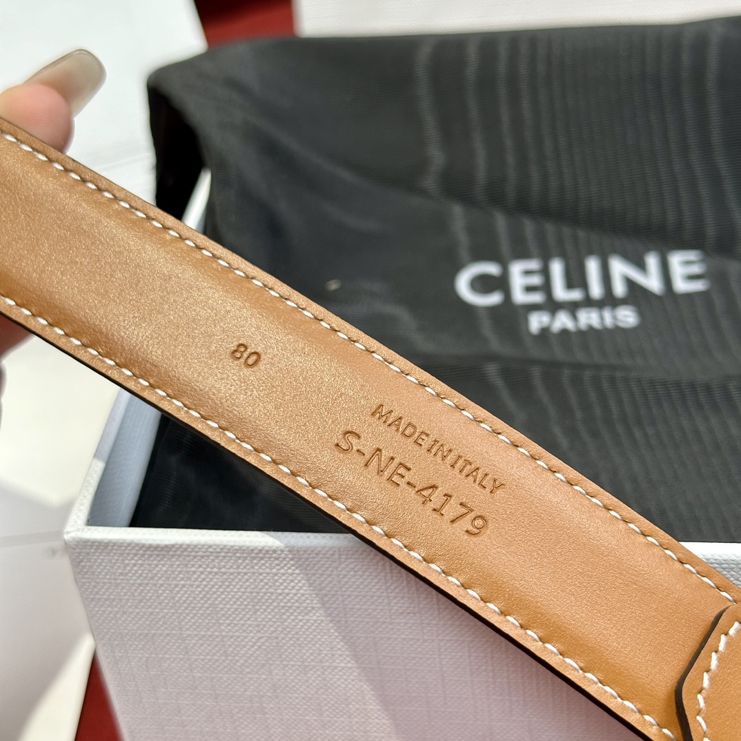 Celine Leather Belts 1:1 Mirror Version