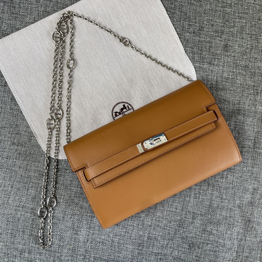 Hermes Kelly Chain Purse Bag Wallets(Replica)