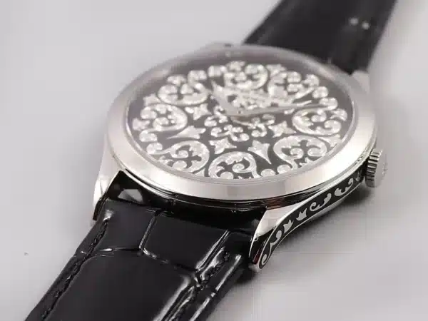 Calatrava 5088/100P-001 Volutes and Arabesques 38 mm,Platinum,