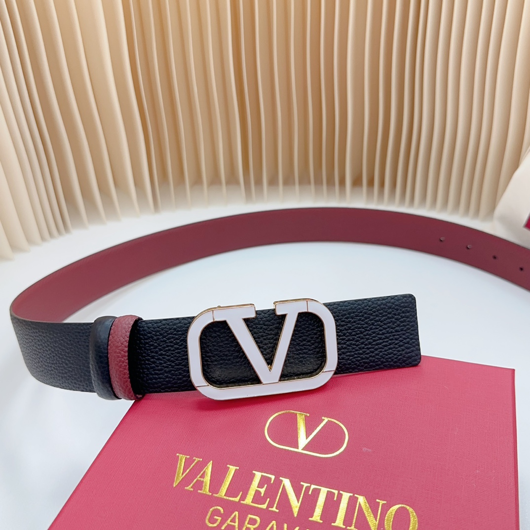 Valentino Leather Belts 1:1 Mirror Version
