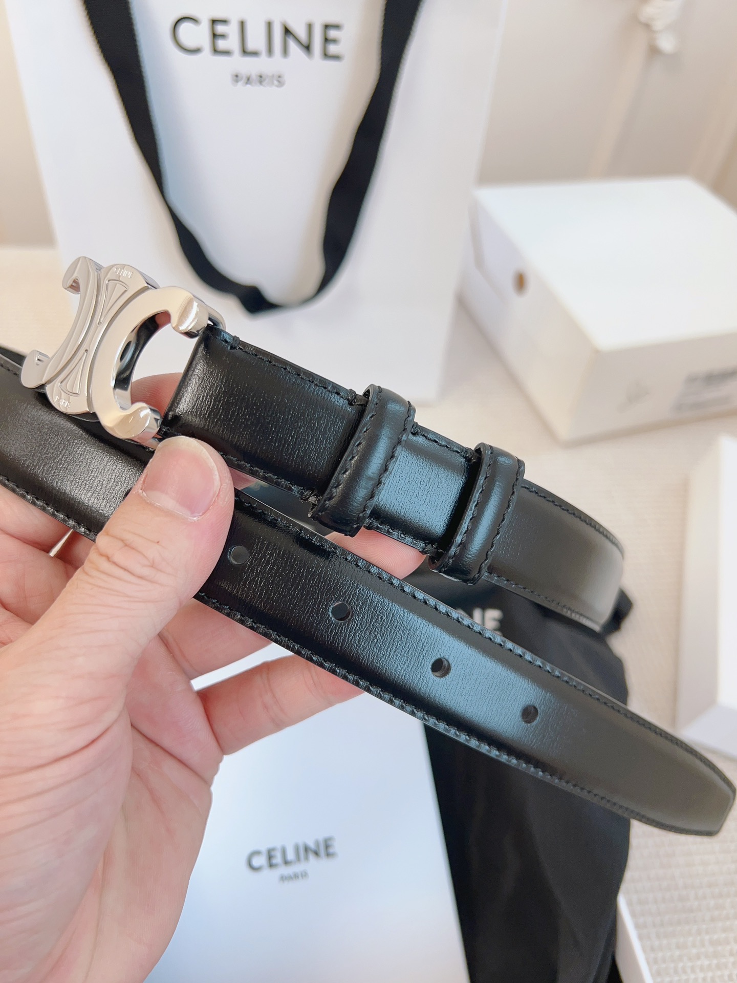 Celine Leather Belts 1:1 Mirror Version