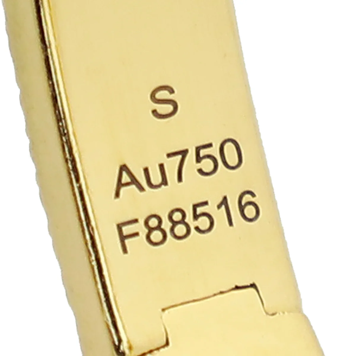 Messika 18K Yellow Gold Move Noa Pavé Diamond SM Small Bangle 17