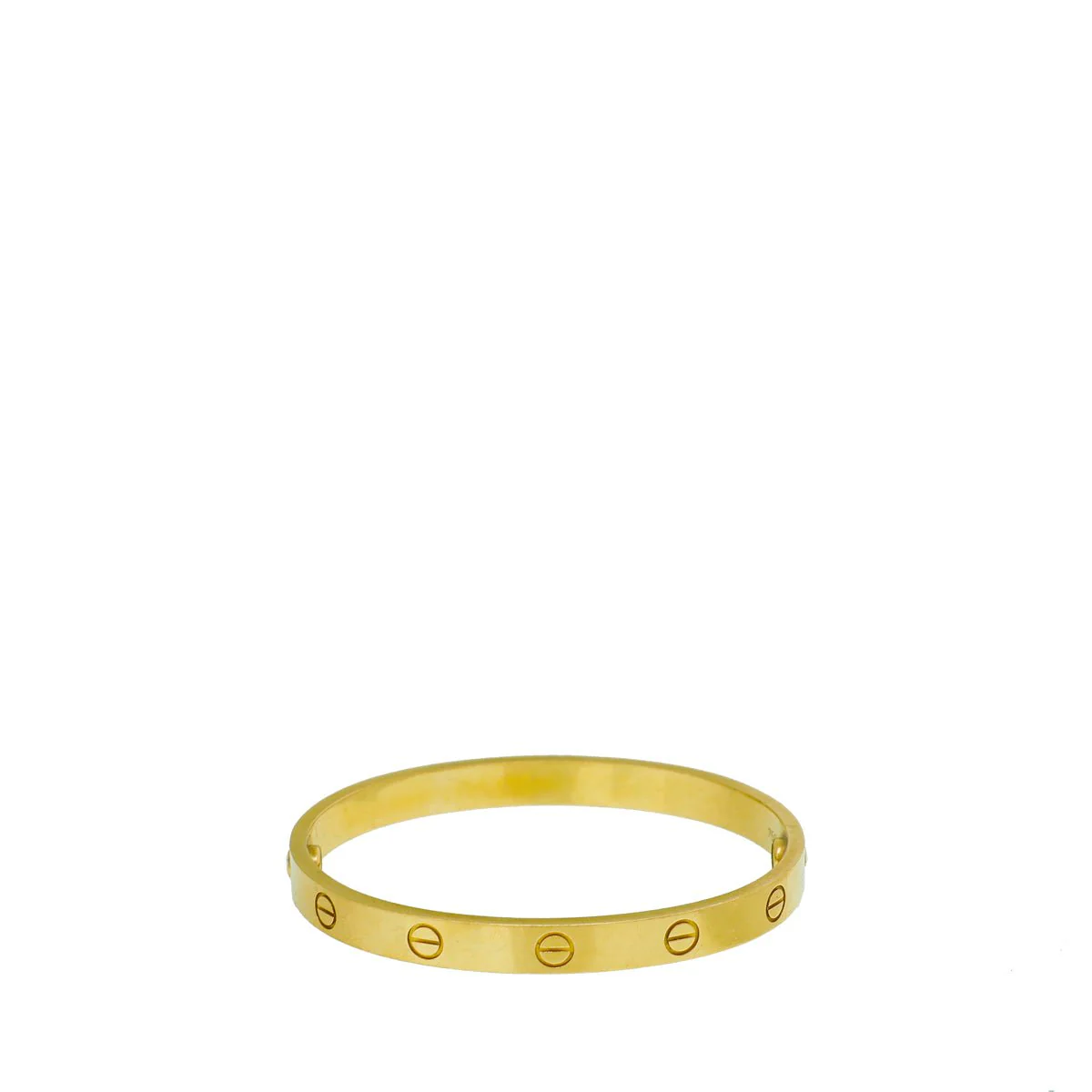 Cartier 18K Yellow Gold Love Classic Bracelet 17