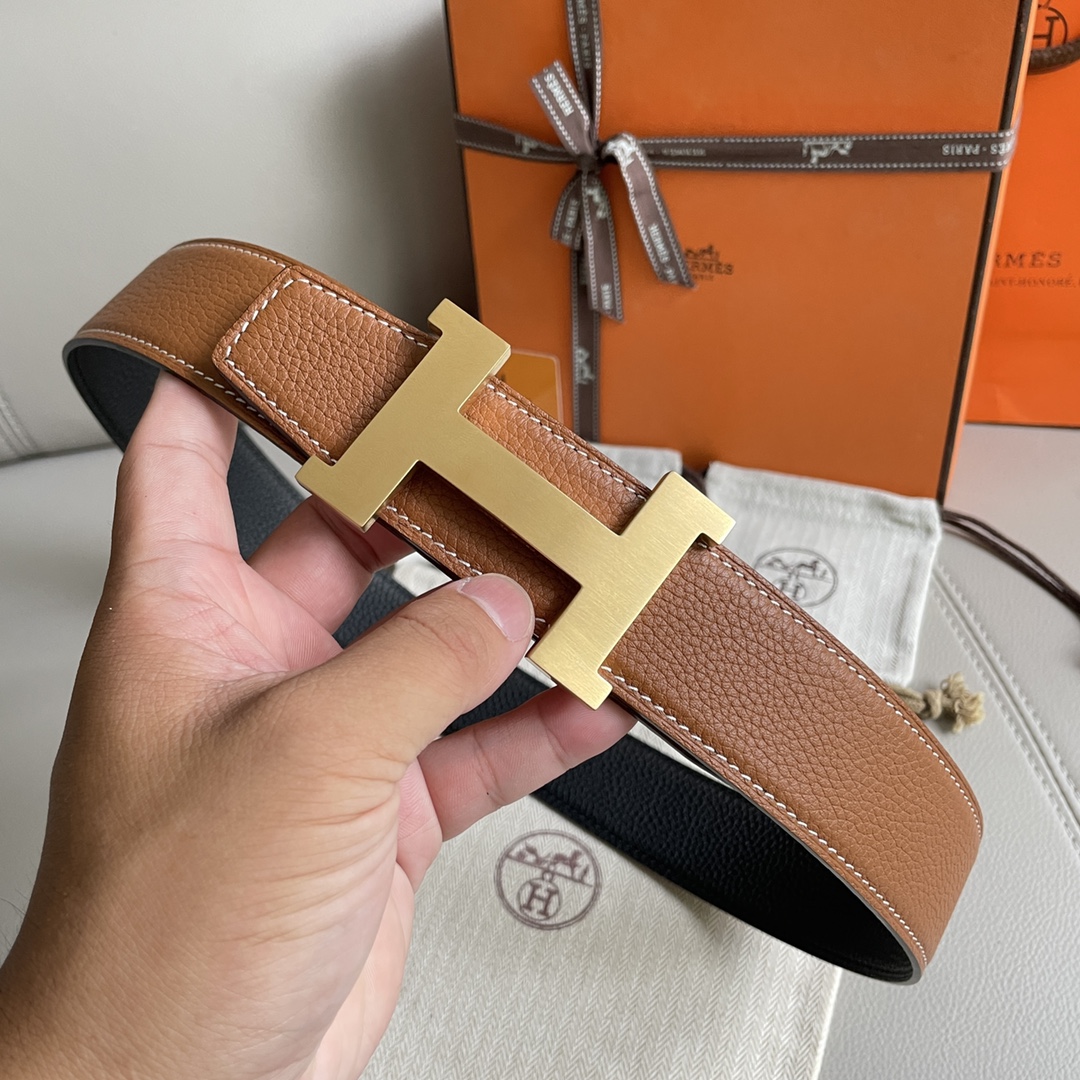 Hermes Leather Belts 1:1 Mirror Version