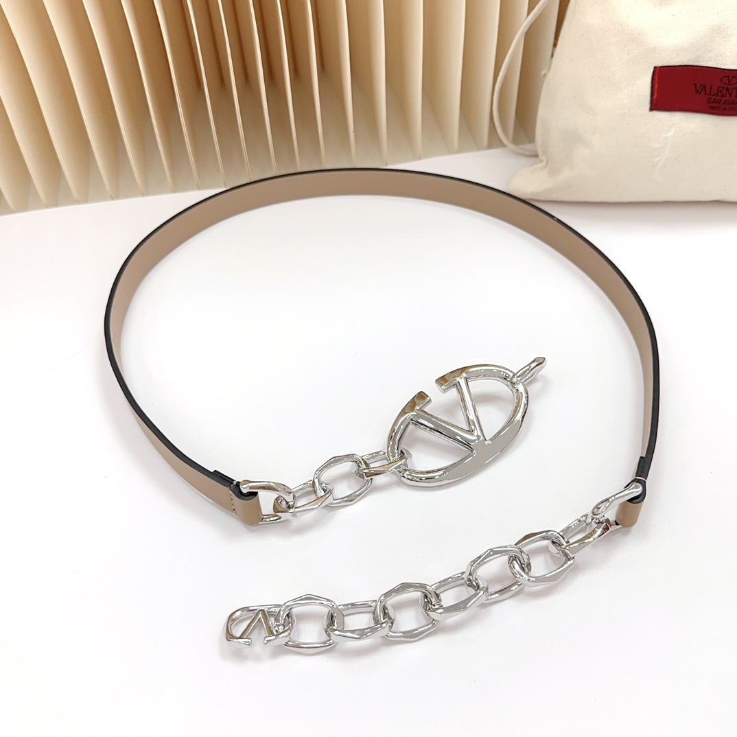 Valentino Leather Belts 1:1 Mirror Version