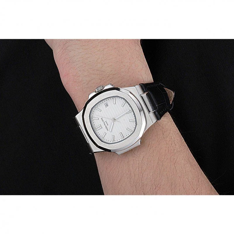 Nautilus 5711G-014 Dial White 59 mm, Stainless Steel