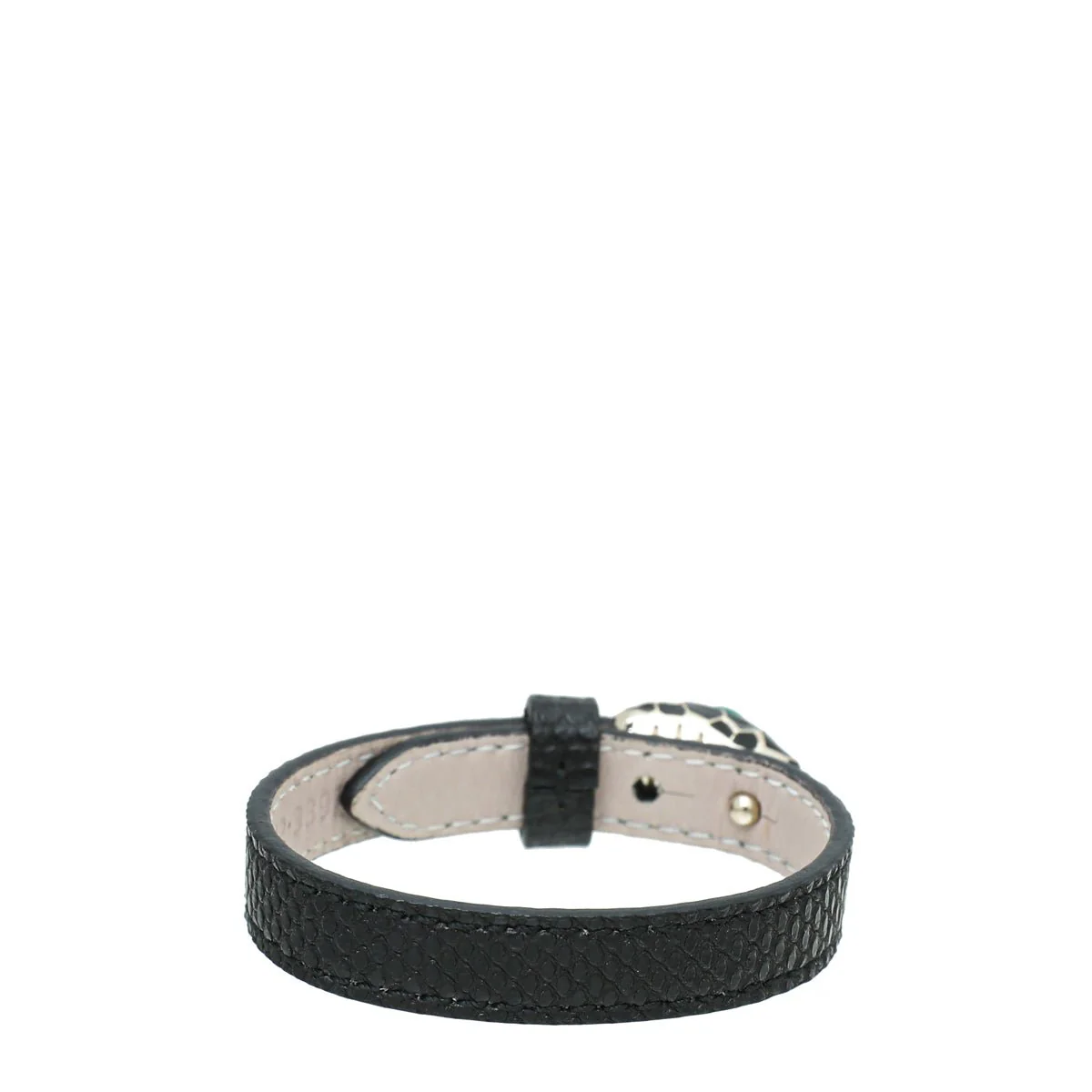 Bvlgari Black Karung Serpenti Forever Medium Bracelet
